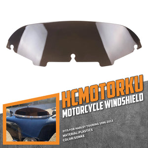 WI002803_HCmotorku_Smoke 4.5” Low-Profile Windshield Windscreen for Harley Touring Electra Glide Street Glide ‘96-’13