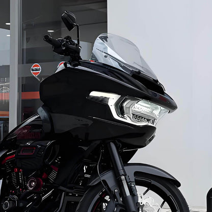 WI003902 hcmotorku 10" Windshield Clear For Harley Road Glide 