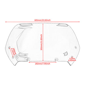 WI003904 hcmotorku harley 10" windshield 2024 road glide - size
