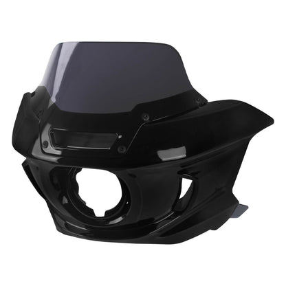 WI004103 HCmotorku Motorcycle Outer Fairing 8” Windshield For Harley Dyna '06-'17 Street Bob Fat Bob