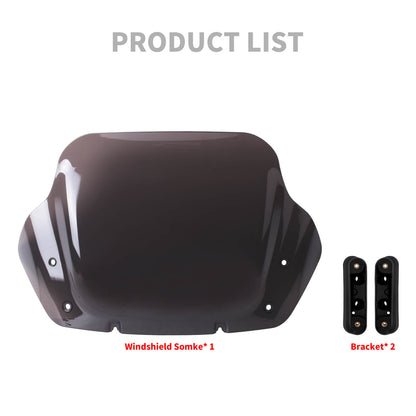 WI004301_HCmotorku_Black 14” Windshield Windscreen for Harley Touring Street Glide ’24-Up CVO Street Glide ‘23-Up Product List