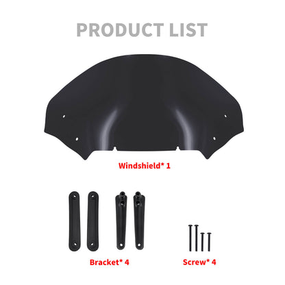 Upper Fairing Windshield Black For Harley Touring Road Glide 2023.5-2025 | HCmotorku