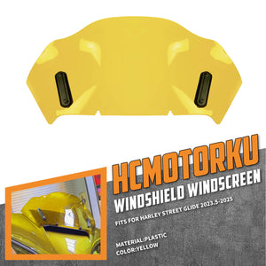 Motorcycle 10.55” Windshield Windscreen for Harley Street Glide FLHX 24’-25’ FLHXU 丨HCmotorku