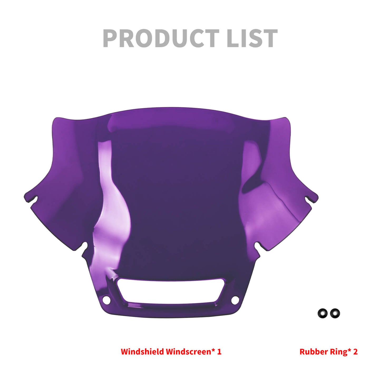 WI005504 hcmotorku 8.5" Performance Windshield for Harley Low Rider ST - product list