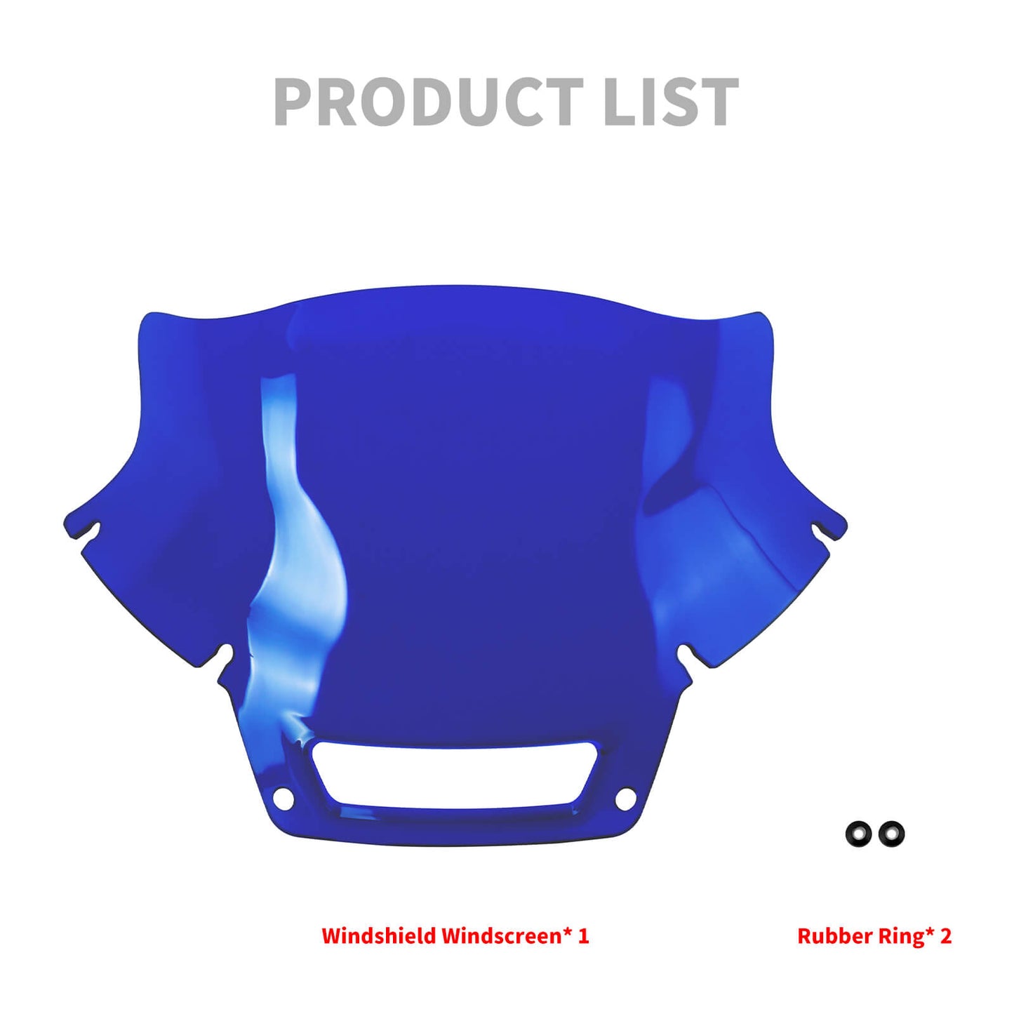 8.5" Performance Windshield Blue for Harley Low Rider ST 2022-2025 | HCmotorku