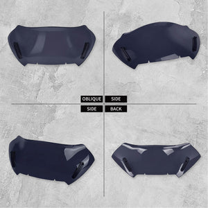 WI006001 hcmotorku 10" Front Fairing Wave Windscreen For 2024-2026 Harley Road Glide - black