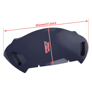 WI006001 hcmotorku 10" Front Fairing Wave Windscreen For 2024-2026 Harley Road Glide - size