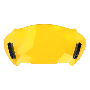 WI006003 hcmotorku 10" Front Fairing Wave Windscreen For 2025 Harley Road Glide - yellow