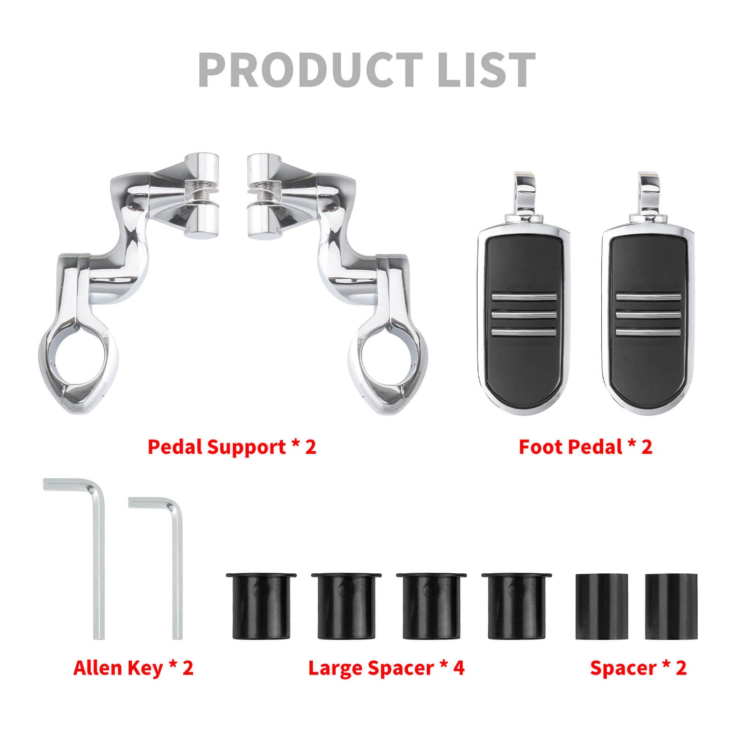ZH000068_HCmotorku_Chrome Highway Pegs & Support Mount Fits Harley Product List