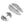 ZH000251_HCmotorku_ Chrome Floorboards Set Rider Passenger Footboards Footpegs for Harley Softail Touring
