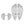 ZH000251_HCmotorku_ Chrome Floorboards Set Rider Passenger Footboards Footpegs for Harley Softail Touring