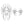 ZH000862_HCmotorku_Chrome Front and Rear Footboards Floorboards Set for Harley Softail