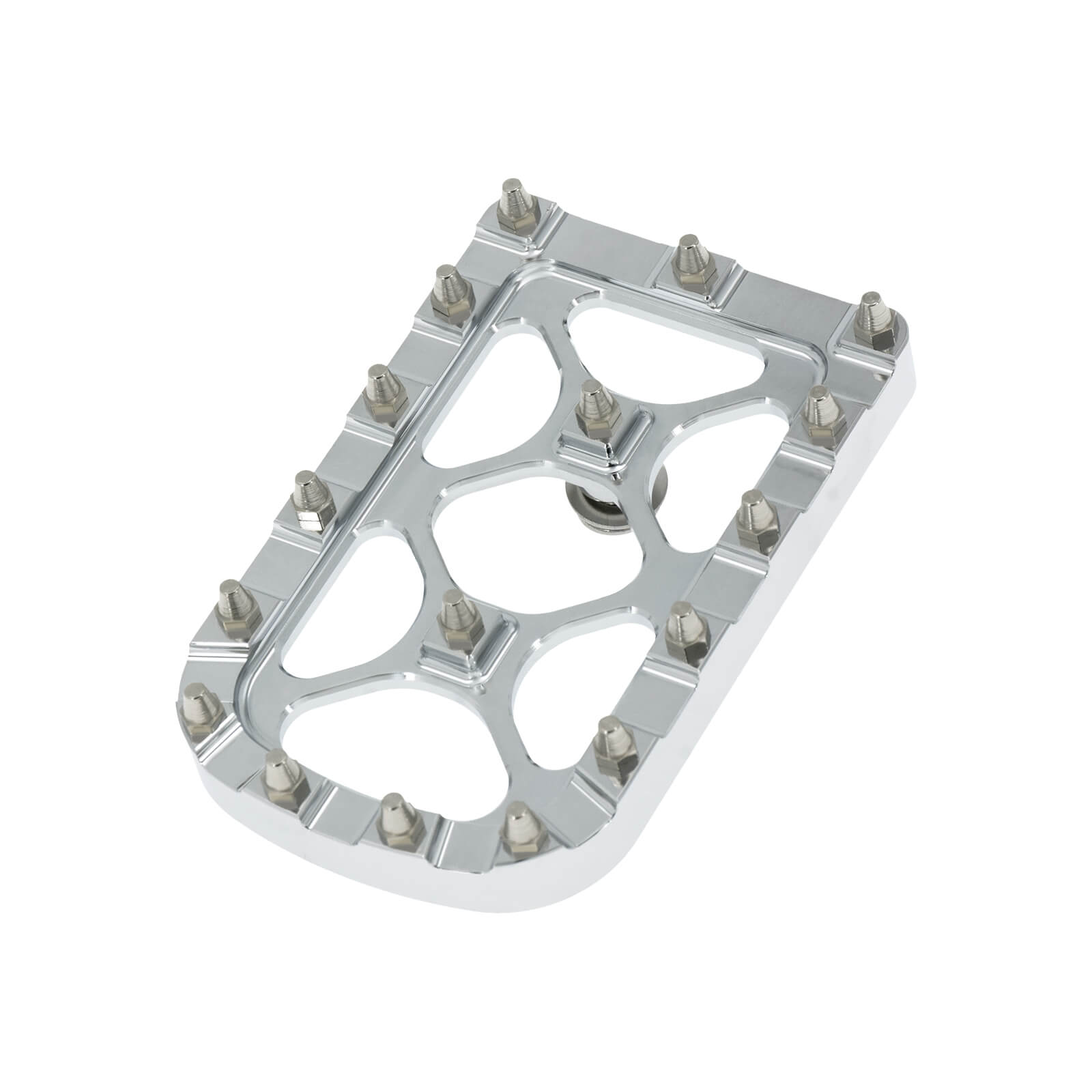 ZH001022 HCmotorku Mx Style Shift linkage Floorboards Brake Pedal Cover Kit Chrome Fit For Harley Touring Softail Detail