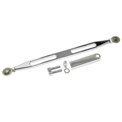 ZH001022 HCmotorku Mx Style Shift linkage Floorboards Brake Pedal Cover Kit Chrome Fit For Harley Touring Softail