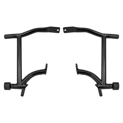 Crash Bars 2* Rubber 2* Black Slider Bolt Cap Saddlebags Guards For Harley Touring Road Street Glide 2009-2025 | HCmotorku