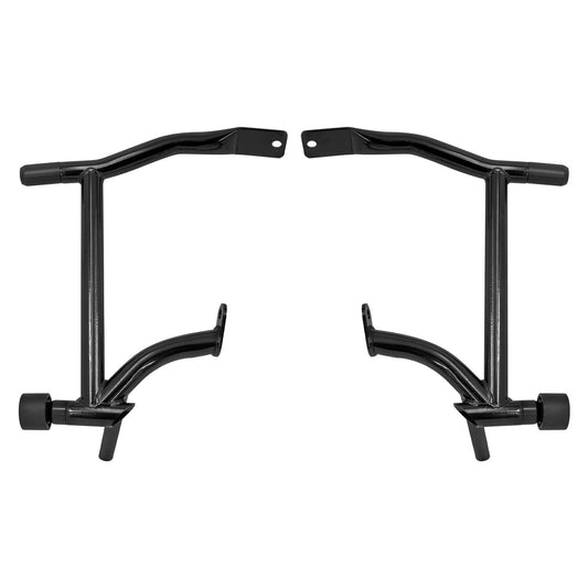 Crash Bars 2* Rubber 2* Black Slider Bolt Cap Saddlebags Guards For Harley Touring Road Street Glide 2009-2025 | HCmotorku