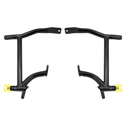 Crash Bars 2* Rubber 2* Yellow Slider Bolt Cap Saddlebags Guards For Harley Touring Road Street Glide 2009-2025 | HCmotorku