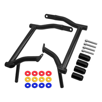 ZHBR0001_HCmotorku_Saddlebag Guard Crash Bar with Colorful Washers for Harley Touring ‘09-Up