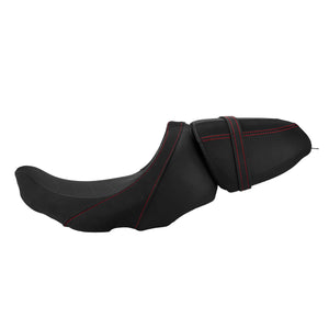 ZHCB0008 hcmotorku Red Stitch 2-Up Seat Assembly for 2023-Later Harley Touring FLHXSE
