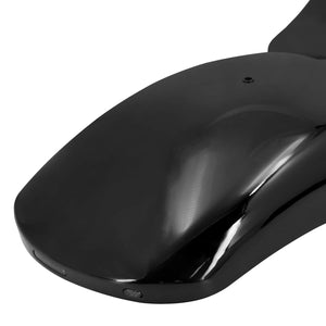Gloss Black Rear Fender and Suede Solo Seat Combo for Harley Softail 2018-Later | HCmotorku