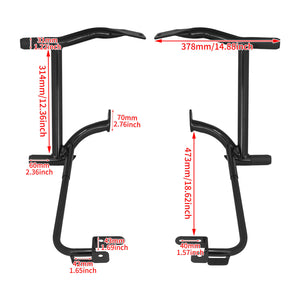 ZHFR0001 HCmotorku Rear Crash Bars Guard For Harley Touring Size