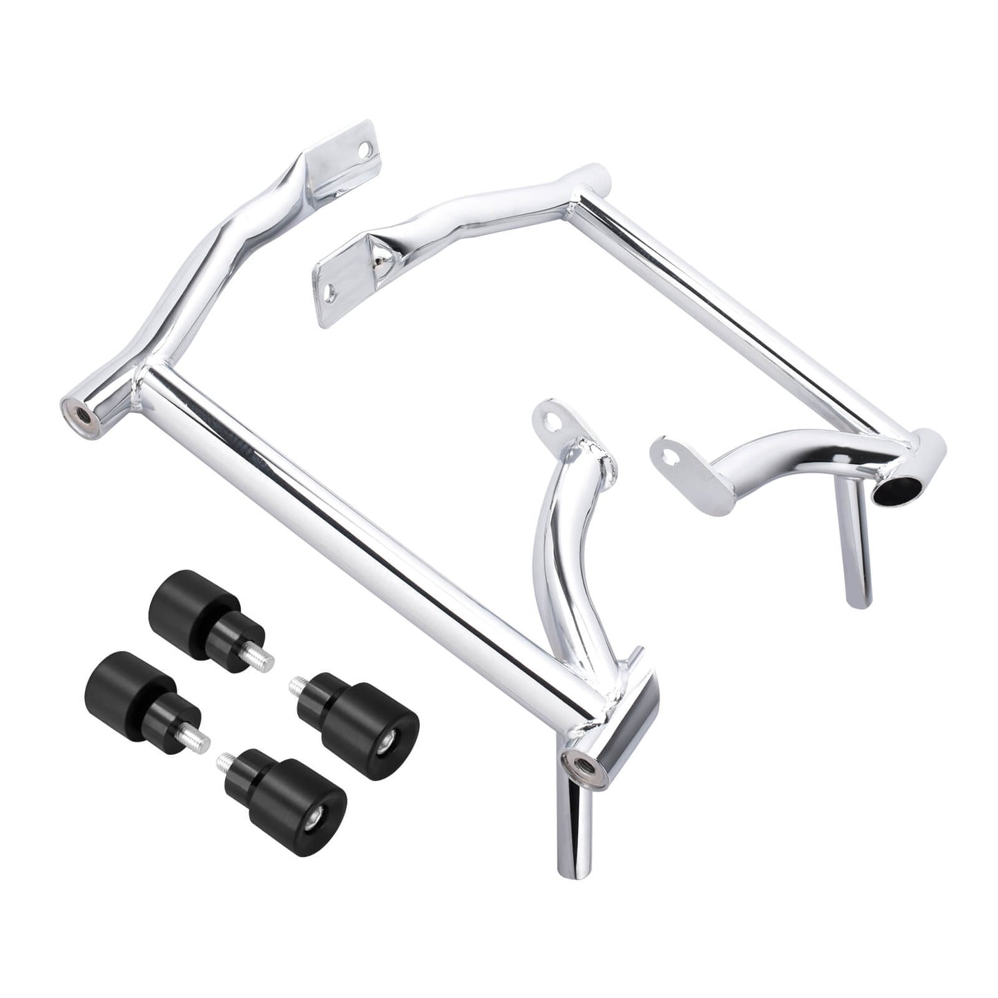 ZHFR0004_HCmotorku_Saddlebag Guard Crash Bar with Black Guard Balls for Harley Touring ‘09-Up