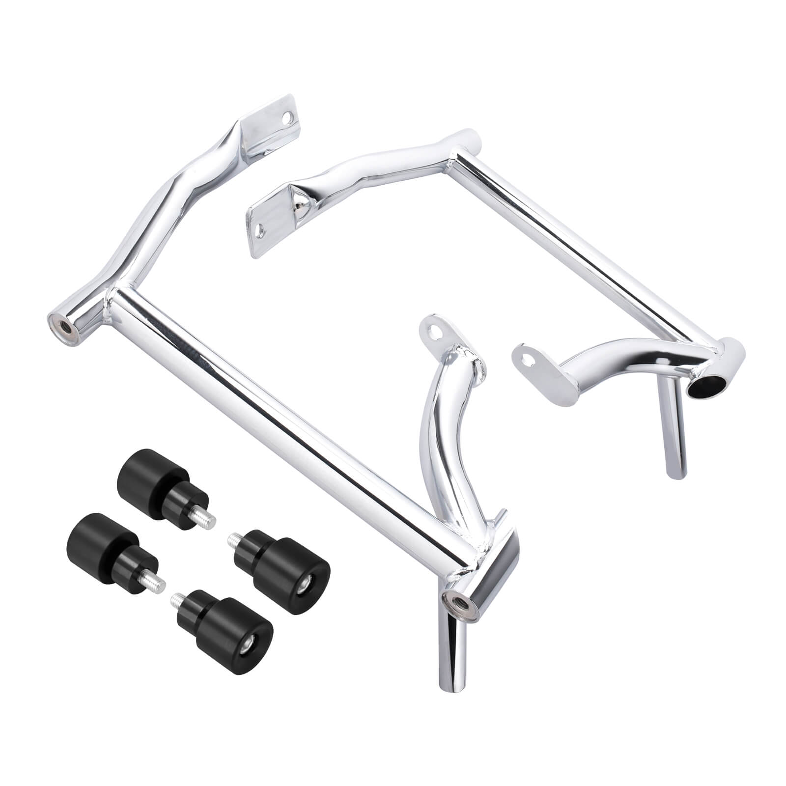 ZHFR0004_HCmotorku_Saddlebag Guard Crash Bar with Black Guard Balls for Harley Touring ‘09-Up