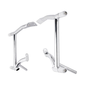ZHFR0009-JG HCmotorku Premium Chrome Steel Rear Saddlebag Crash Bar Guards for Harley Touring ‘09-Up