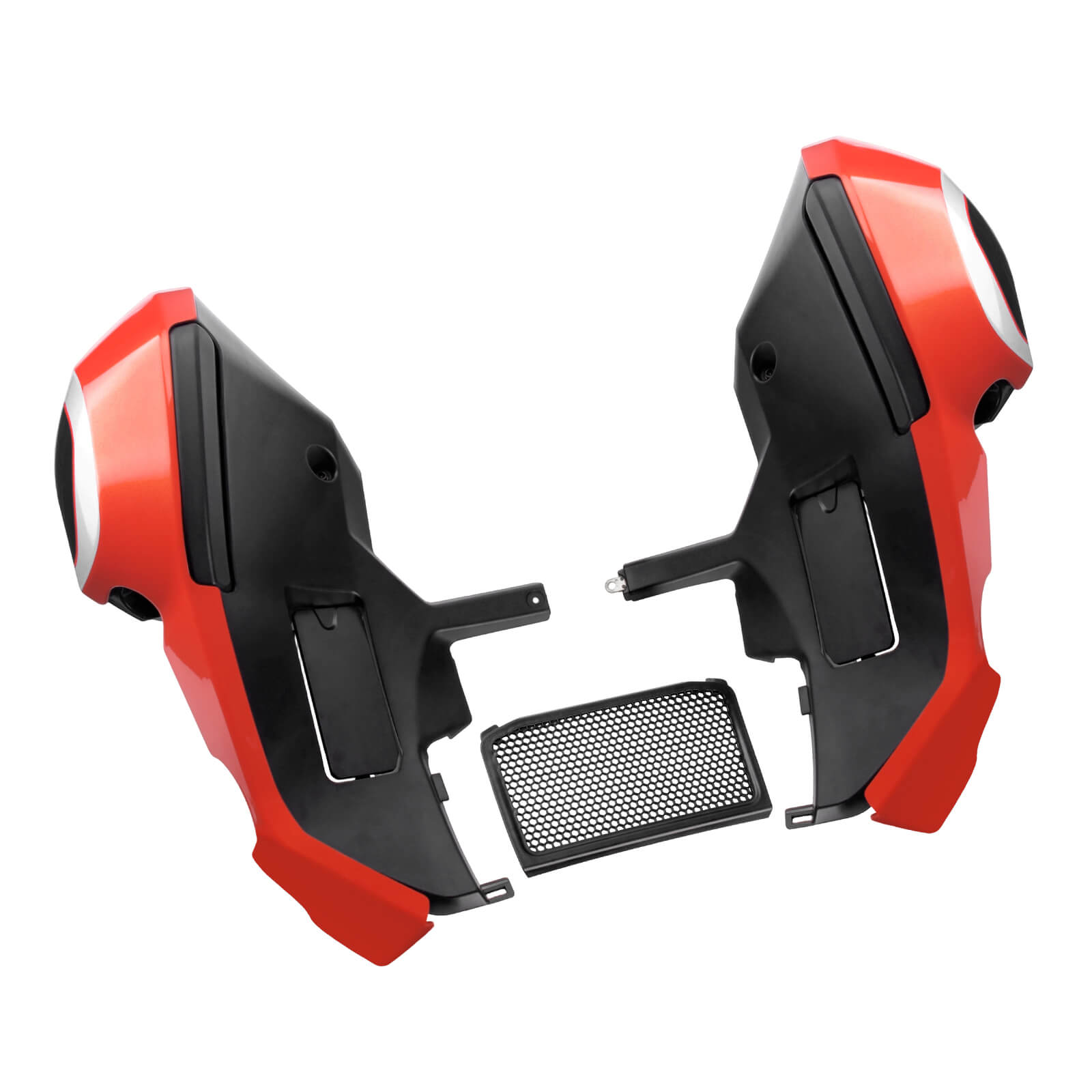 ZHFR0013 HCmotorku Customized Orange Lower Fairing Crash Bar Set for Harley Touring Street Glide Road Glide ‘23-’25 