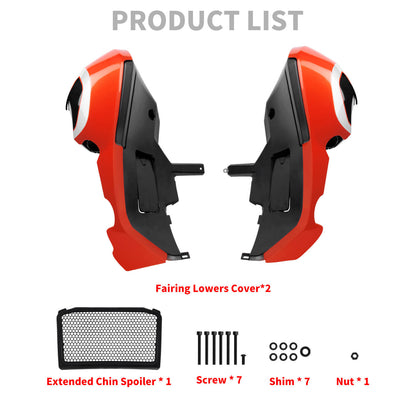 ZHFR0013 HCmotorku Customized Orange Lower Fairing Crash Bar Set for Harley Touring Street Glide Road Glide ‘23-’25  Product List