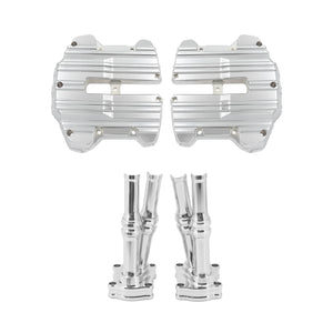 ZHFR0013_HCmotorku_Pushrod Lifter Covers Upper Rocker Box Covers For M8 Softail Touring ‘18-’23
