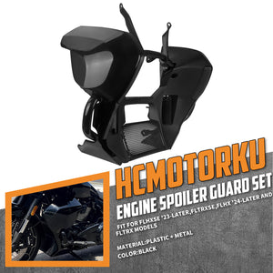 ZHFR0015 HCmotorku Lower Fairing Engine Guard Set for Harley Touring ‘23-’25 