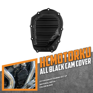 ZHFR0016_HCmotorku_Chrome Transmission Top Cover Side Cam Cover Set For Harley Softail Touring ‘17-Up