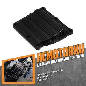 ZHFR0016_HCmotorku_Chrome Transmission Top Cover Side Cam Cover Set For Harley Softail Touring ‘17-Up