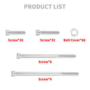 ZHFR0020-JG_HCmotorku_Corrosion-Resistant Aluminum Engine Screws Kit For Harley Softail Touring '17-'25 Product List