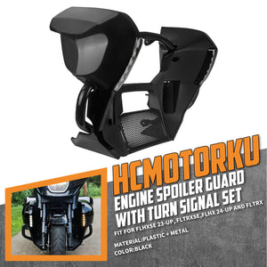 ZHFR0025 HCmotorku Lower Fairings & Engine Guard & Turn Signals for Harley FLTRX