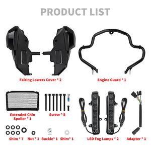 ZHFR0026 HCmotorku Lower Fairings & Engine Guard & Turn Signals for Harley FLTRX Product List