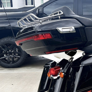 Vivid Black King Tour Pack Trunk for 2014-2025 Harley Road Glide & Street Glide | HCmotorku