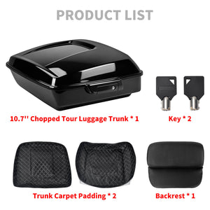 ZHLU0019-JG HCmotorku Tour Pack Box & Backrest for Harley Touring '14-'25 Product List