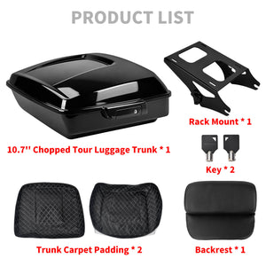 ZHLU0021-JG HCmotorku Chopped Tour Luggage Trunk for Harley Touring Detail Product List