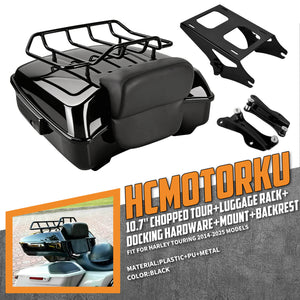 ZHLU0027-JG HCmotorku Tour Pak Trunk Fit Harley Road King Electra Glide '14-'25