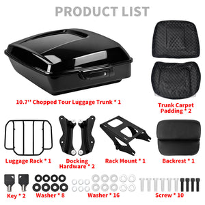 ZHLU0027-JG HCmotorku Tour Pak Trunk Fit Harley Road King Electra Glide '14-'25 Product List