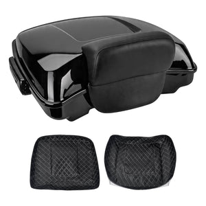 7.5" Razor Tour Luggage Trunk w/Carpet Liners for Harley Touring '14-'25 | HCmotorku