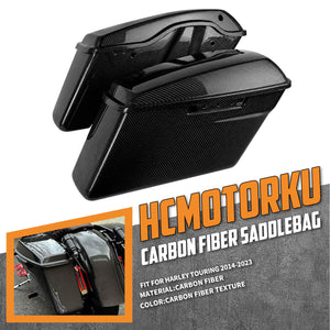 ZHLU0047 JG hcmotorku carbon fiber saddlebags touring 2014 carbon fiber effect