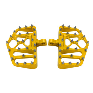 ZHPE0011 HCmotorku Footpegs Kits Gold For Harley Softail Touring 1986-2025 