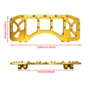 ZHPE0011 HCmotorku Footpegs Kits Gold For Harley Softail Touring 1986-2025  Size