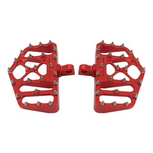 ZHPE0012 HCmotorku Foot Pegs Kits Red For Harley Softail Touring 1986-2025