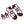 Rider Passenger Footboards Footpegs Set For Harley Touring - Red | HCmotorku