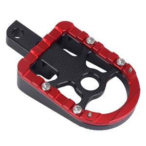 Rider Passenger Footboards Footpegs Set For Harley Touring - Red | HCmotorku