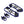 Rider Passenger Floorboards Set For Harley Touring Dyna - Blue | HCmotorku